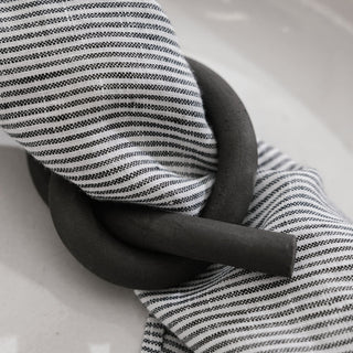 Napkin Ring | Overhand Knot | Anthracite