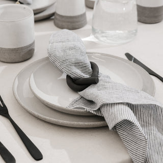 Napkin Ring | Overhand Knot | Anthracite